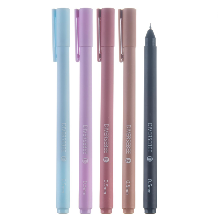 Lapiceros Punto Fino para Biblia - Set de 5 (Lotus)