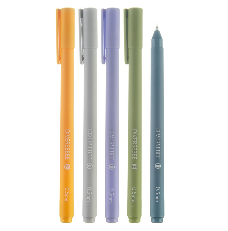 Lapiceros Punto Fino para Biblia - Set de 5 (Cactus)