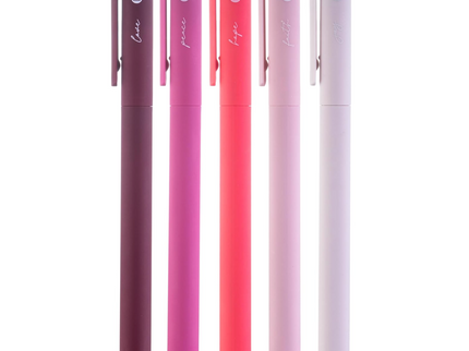 Lapiceros de Gel para Biblia - Set de 5 - Pink