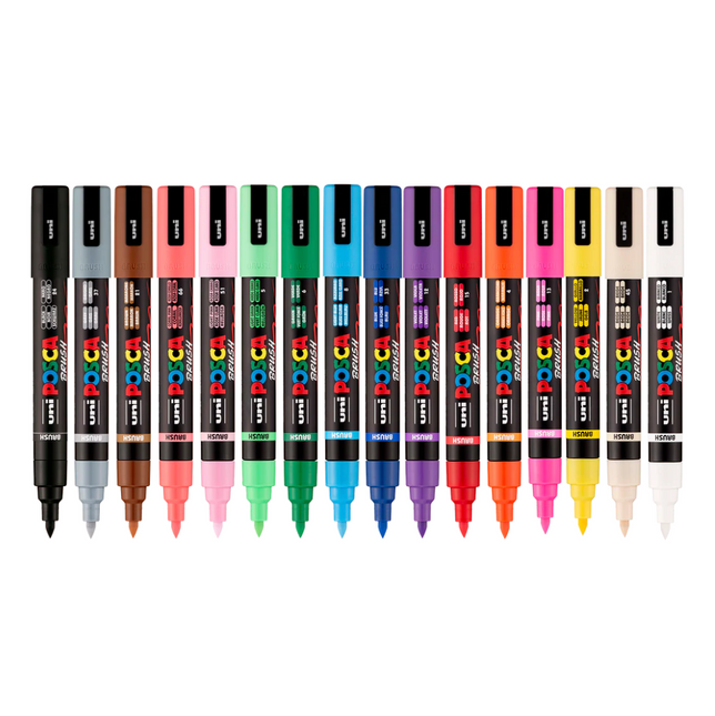 Posca PC5BR - Brush - (Unidad)
