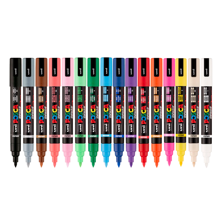 Posca PC5BR - Brush - (Unidad)