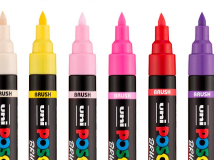 Posca PC5BR - Brush - Set 16