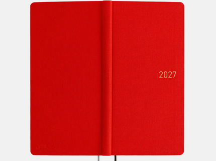 Hobonichi Techo Weeks 2027 - Colors - Poppy Red