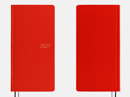 Hobonichi Techo Weeks 2027 - Colors - Poppy Red