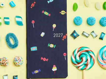 Hobonichi Techo Weeks MEGA 2027 - Bow and Tie - Candy Dream