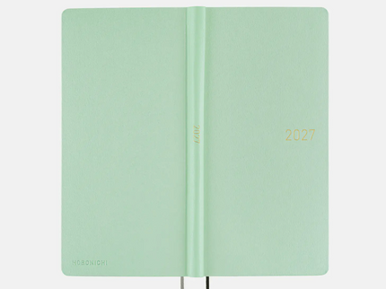 Hobonichi Techo Weeks 2027 - Paper Series - Frosty Jade
