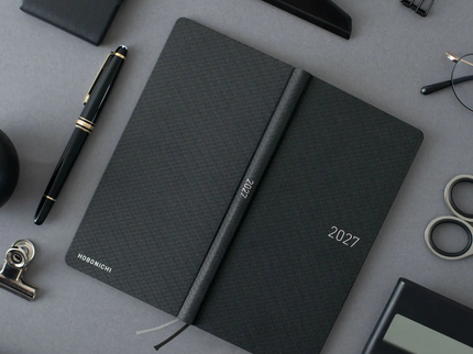 Hobonichi Techo Weeks 2027 - Paper Series - Black Argyle