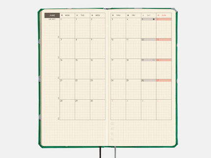 Hobonichi Techo Weeks 2027 - Bow and Tie - Sheep Sheep Sheep