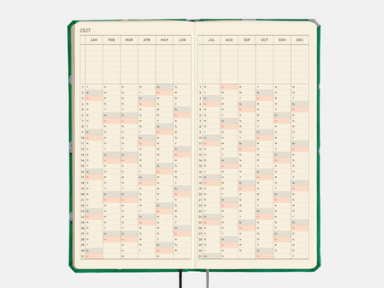 Hobonichi Techo Weeks 2027 - Bow and Tie - Sheep Sheep Sheep