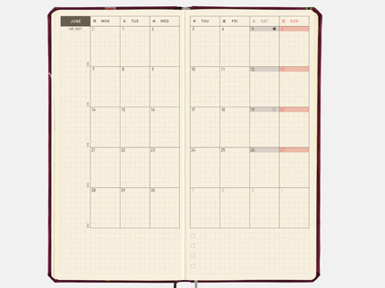 Hobonichi Techo 2027 Weeks - V-A Series: Welcome to the V and A