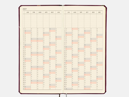 Hobonichi Techo 2027 Weeks - V-A Series: Welcome to the V and A