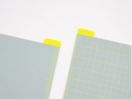 Hobonichi Techo Accesories - Hobonichi Pencil Board (Ice Gray x Yellow)