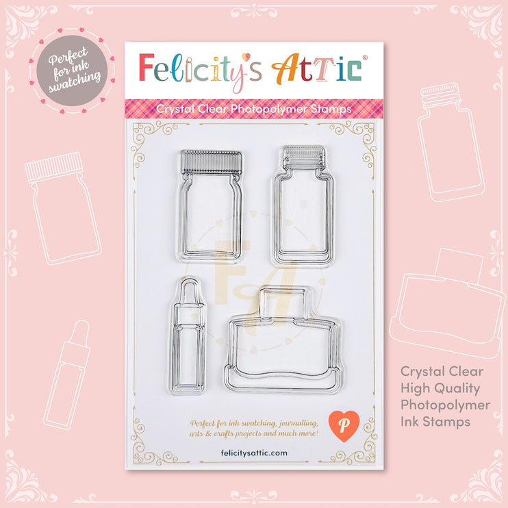 Sellos Transparentes - Ink Bottles