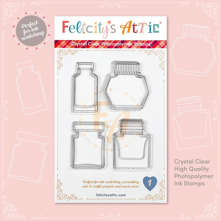 Sellos Transparentes - Ink Bottles