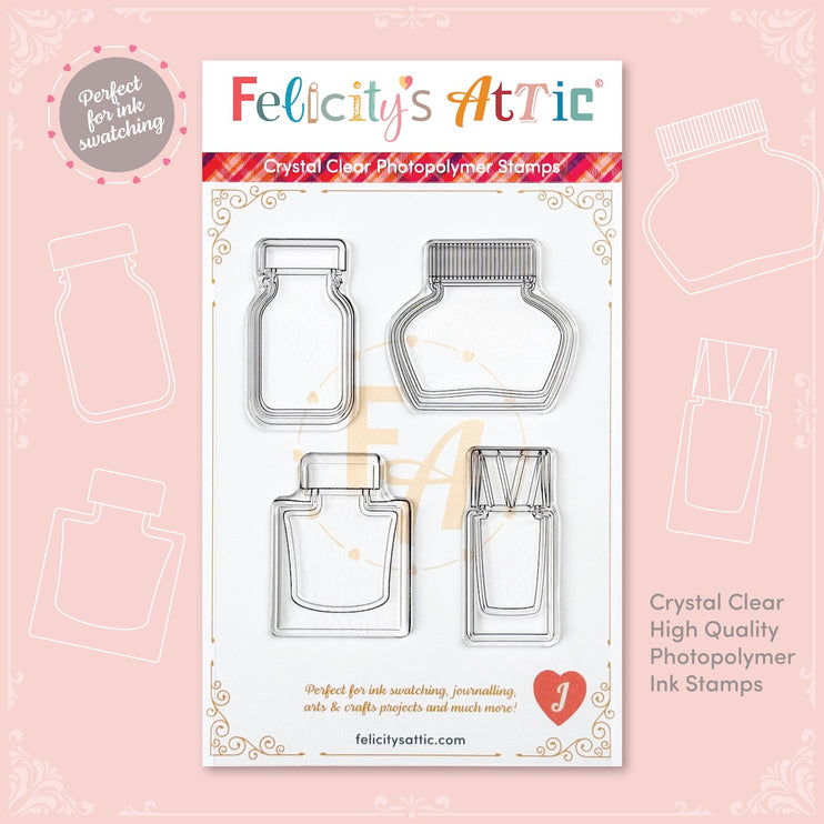 Sellos Transparentes - Ink Bottles