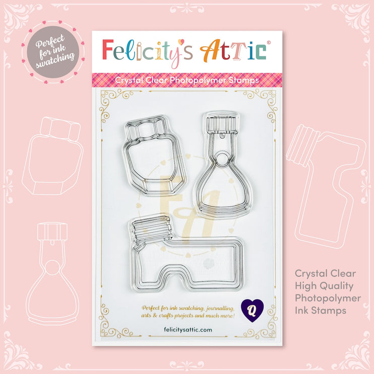 Sellos Transparentes - Ink Bottles