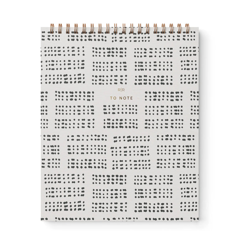 "To Note" Cuaderno Vertical de Líneas - Dotty