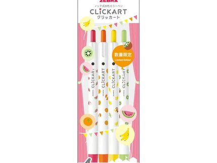 Clickart Set de 4 - Yukawa Festival Limited Edition - Fruit