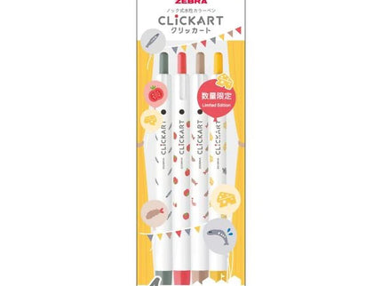 Clickart Set de 4 - Yukawa Festival Limited Edition - Food