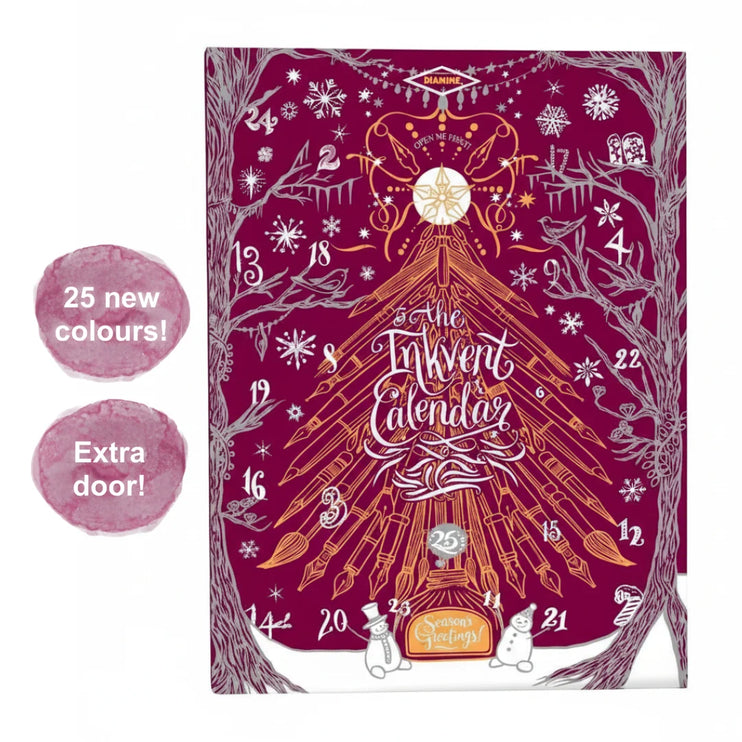 Inkvent Calendar - Burgundy Edition - Calendario de Adviento de Tintas