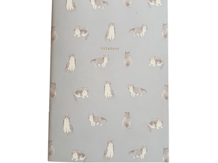 Cuaderno A5 - Cuadrícula - Gatos