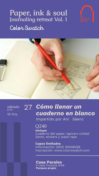 Taller - Cómo llenar un cuaderno en blanco