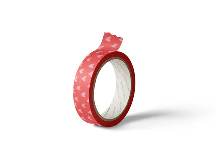 Washi Tape - Pink Hearts