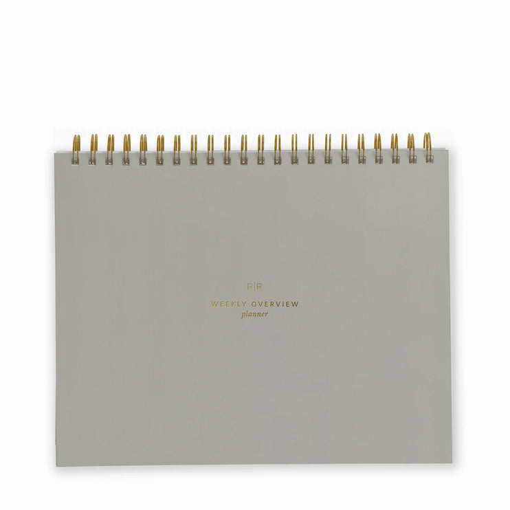 Weekly Overview Planner - Light Sage