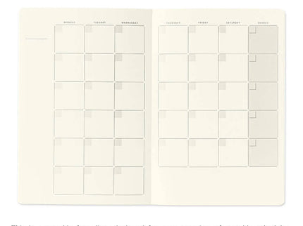 Yuru Log - B6 Diary - Monthly