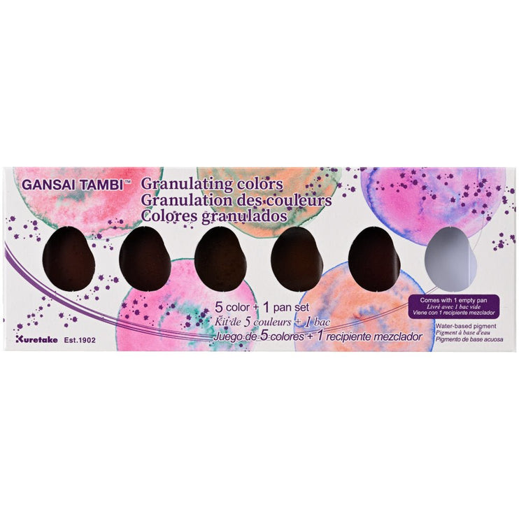 Acuarelas Gansai Tambi - Granulating Colors - ColorSwatch