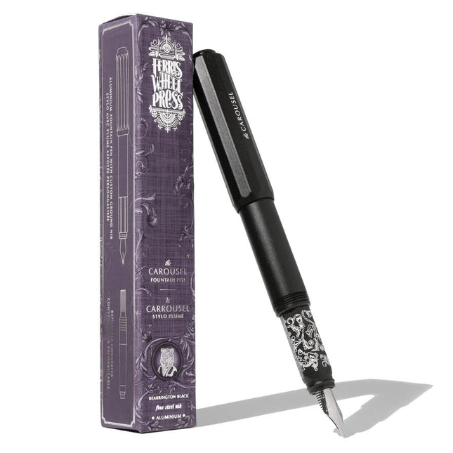 Aluminum Carousel Fountain Pen - Bearrington Black (Edición Limitada) - ColorSwatch