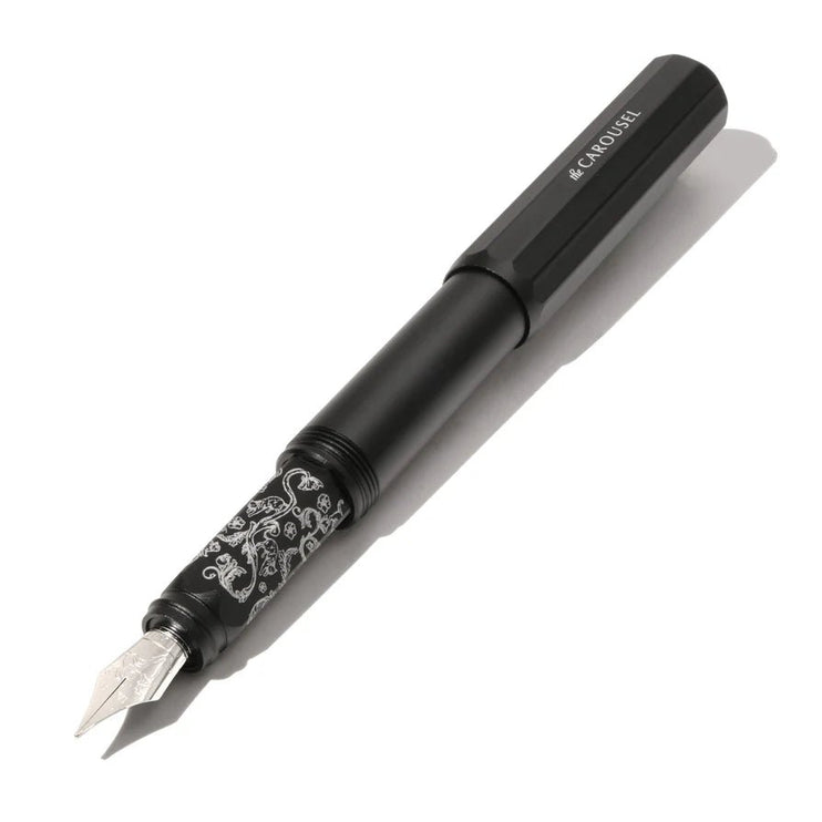 Aluminum Carousel Fountain Pen - Bearrington Black (Edición Limitada) - ColorSwatch