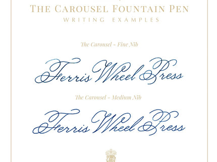 Aluminum Carousel Fountain Pen - Plaited Gold Tress - ColorSwatch