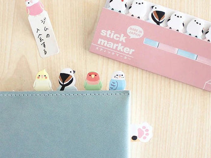 Banderines adhesivos - Parakeet - ColorSwatch