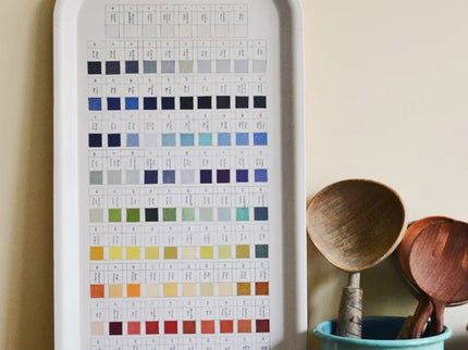 Birchwood Tray - Werner's Nomenclature of Colors - ColorSwatch