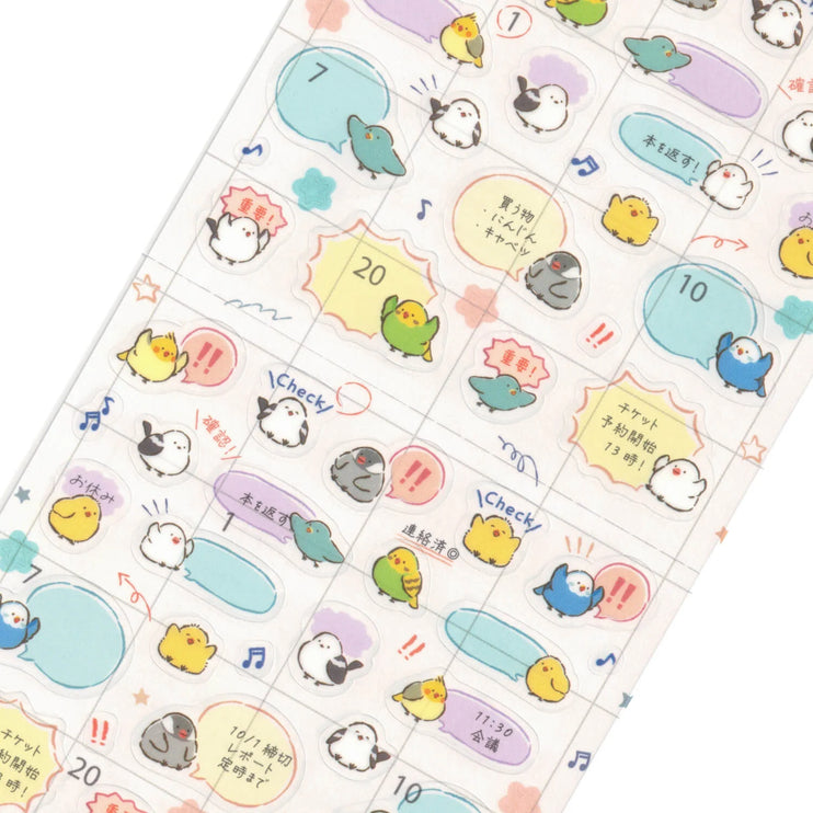 Planner Stickers Large - Chatty Birds