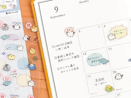 Planner Stickers Large - Chatty Birds