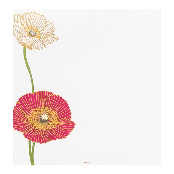 Bloc de papel - Silk - Printing - Poppy - ColorSwatch