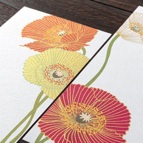 Bloc de papel - Silk - Printing - Poppy (Slim) - ColorSwatch