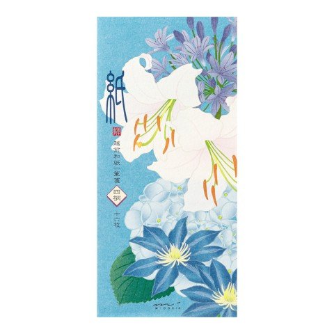 Bloc de papel - Silk - Printing - Summer Flowers (Slim) - ColorSwatch