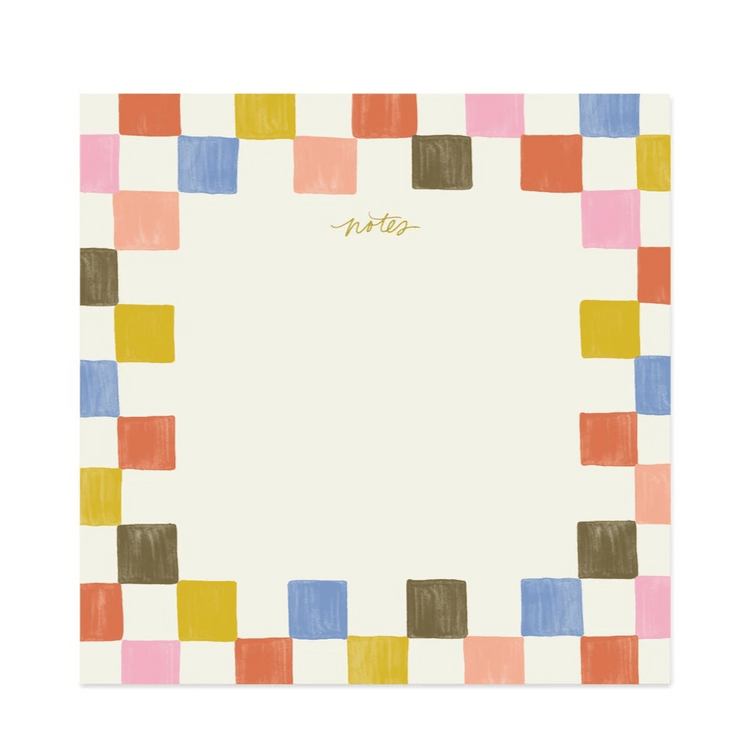 Block Notepad - Check - ColorSwatch