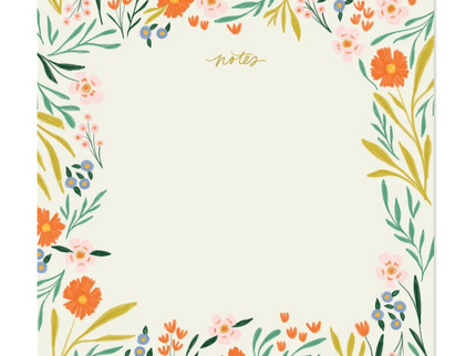 Block Notepad - Floral - ColorSwatch