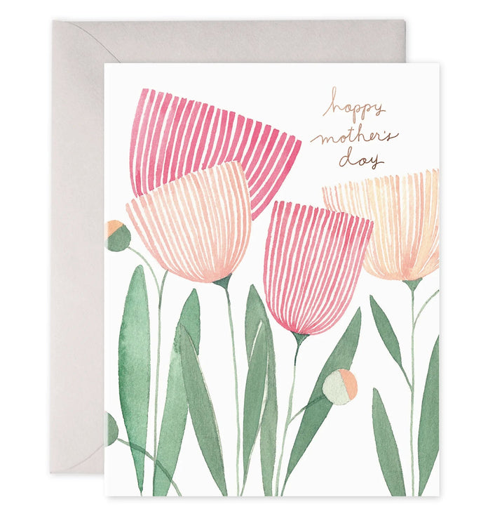 Blooms for Mom - Tarjeta Día de la Madre - ColorSwatch