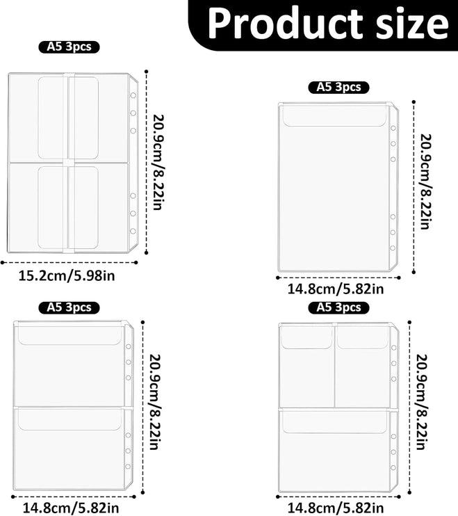 Bolsillos de 6 Hoyos para Cartapacios A5 (Unidad) - ColorSwatch