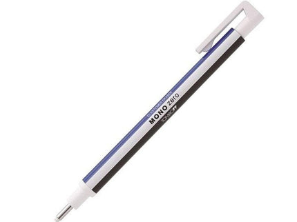 Borrador retráctil Mono Zero - Redondo (Azul y Blanco) - ColorSwatch