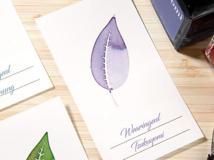 Ink Swatch - Tarjetas Verticales - 50 - Hoja