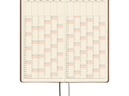 Hobonichi Techo 2027 Weeks - Smooth: Café au Lait