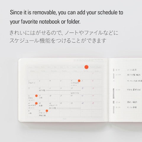 Calendario Adhesivo Removible - Landscape - ColorSwatch
