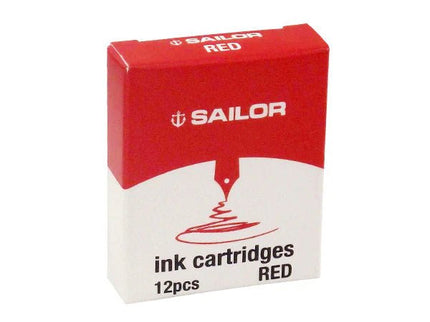 Cartuchos de Tinta Sailor - Red - ColorSwatch