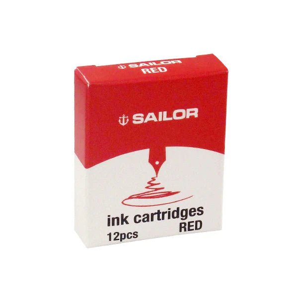 Cartuchos de Tinta Sailor - Red - ColorSwatch